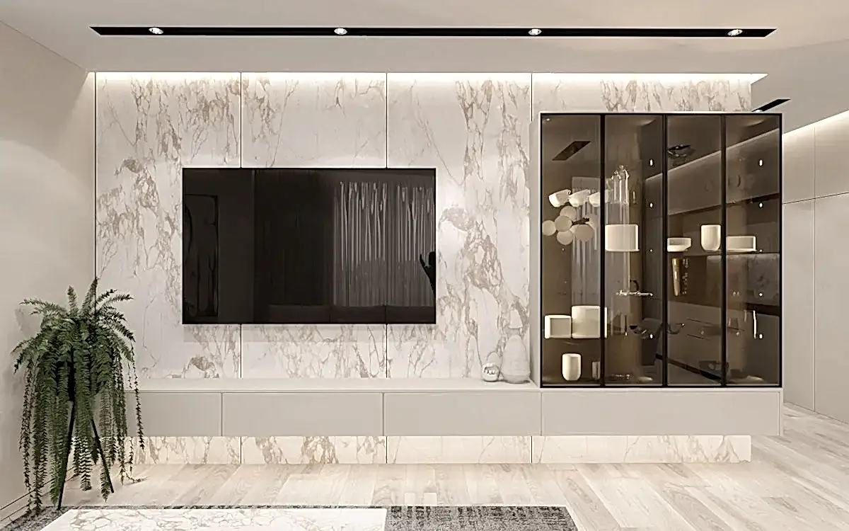 tv duvar çalışması stil salon