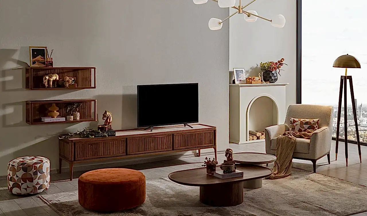 Atlas Tv Ünitesi | Amerikan Cevizi