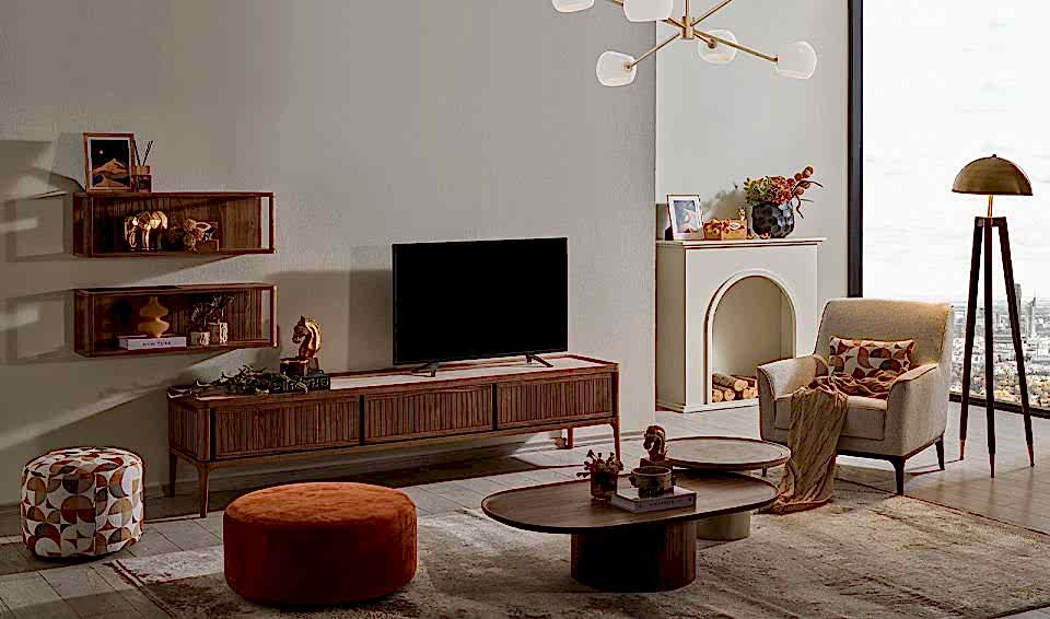 Atlas Tv Ünitesi | Amerikan Cevizi