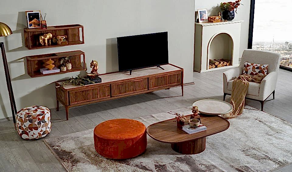 Atlas Tv Ünitesi | Amerikan Cevizi