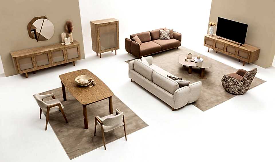 Latte Yemek Odası Takımı