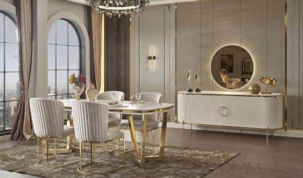 Tesla Luxury Yemek Odası Takımı