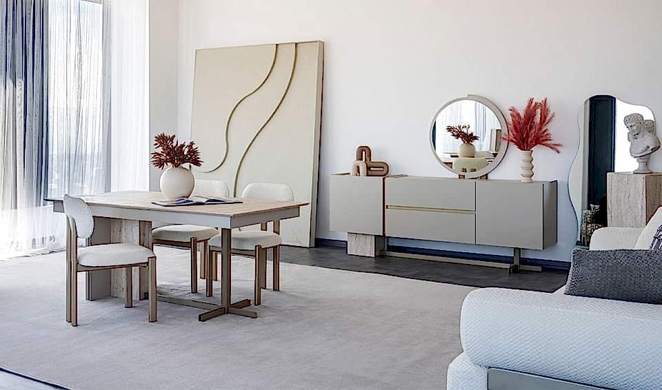 Mocha Yemek Odası Takımı