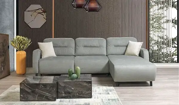 Paris Yataklı Köşe Koltuk - Gri