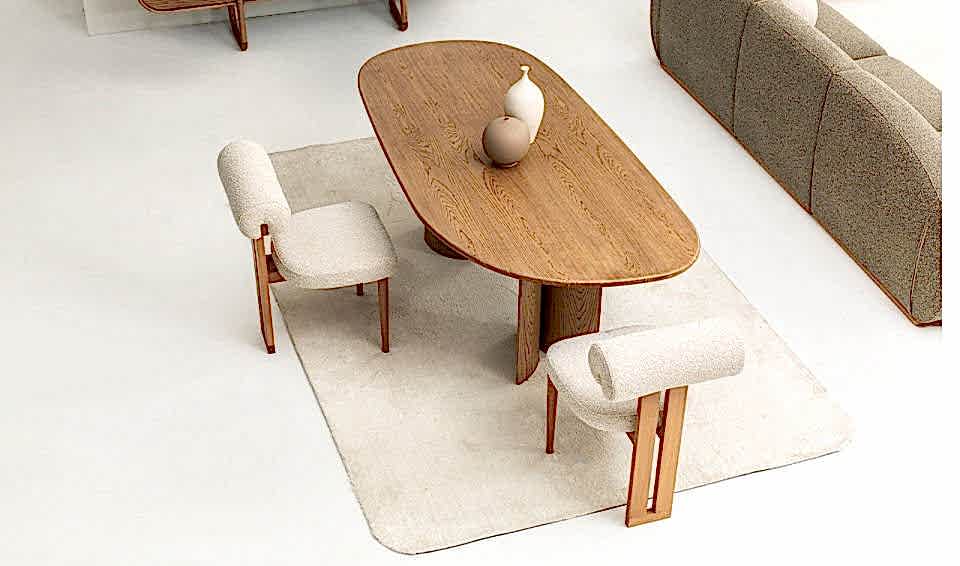 Retro Yemek Odası Takımı