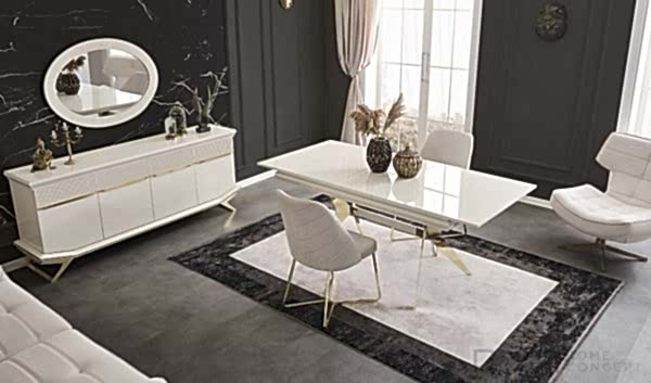 Angel Gold Yemek Odası Takımı