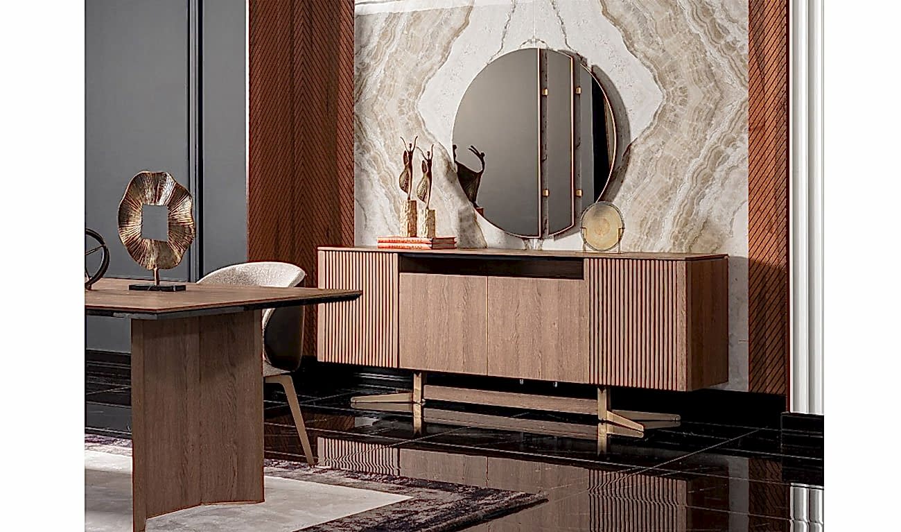 Lizbon Ahşap Yemek Odası Takımı