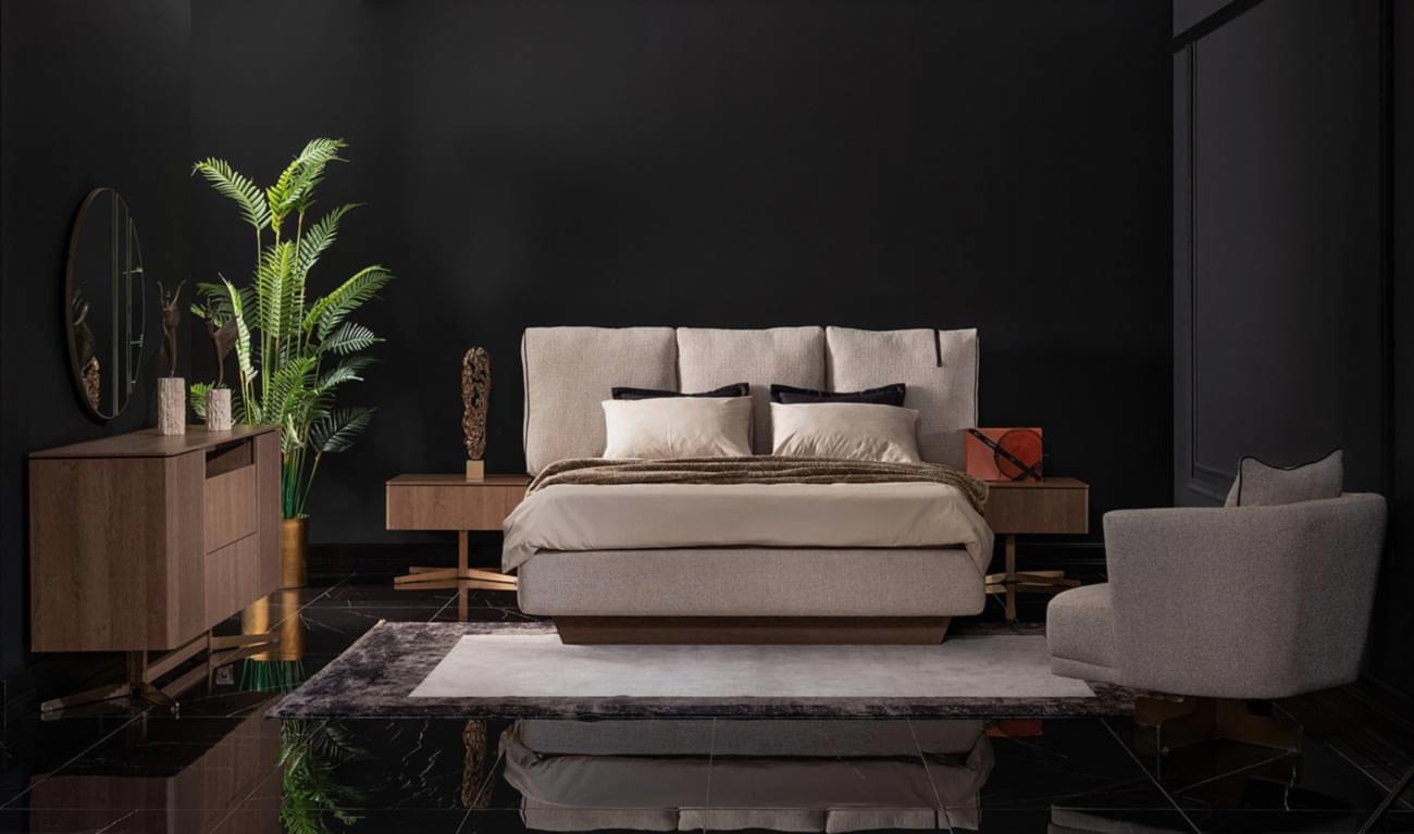 Lizbon Ahşap Yatak Odası Takımı