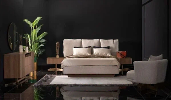 Lizbon Ahşap Yatak Odası Takımı