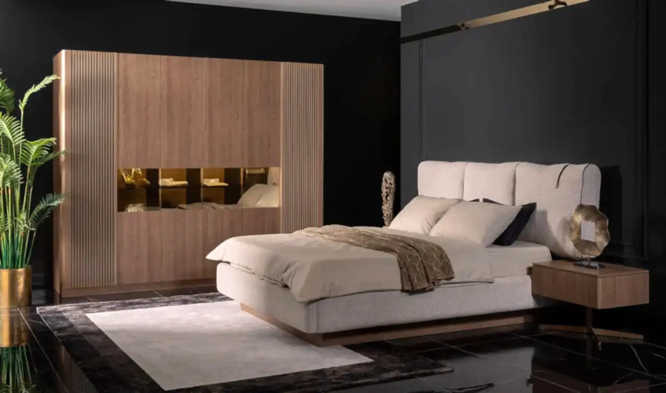 Lizbon Ahşap Yatak Odası Takımı