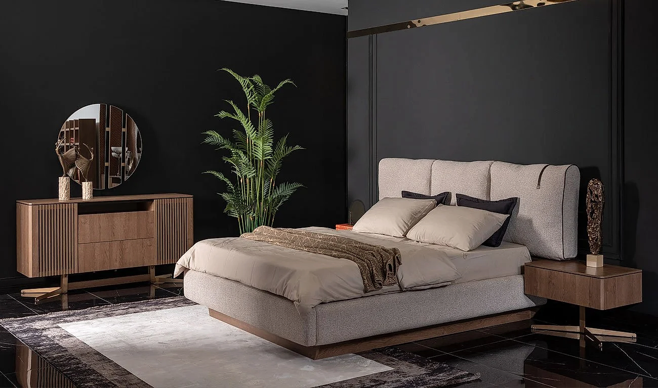 Lizbon Ahşap Yatak Odası Takımı