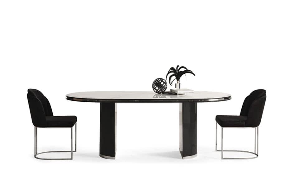 Cartier Yemek Odası Takımı | Antrasit