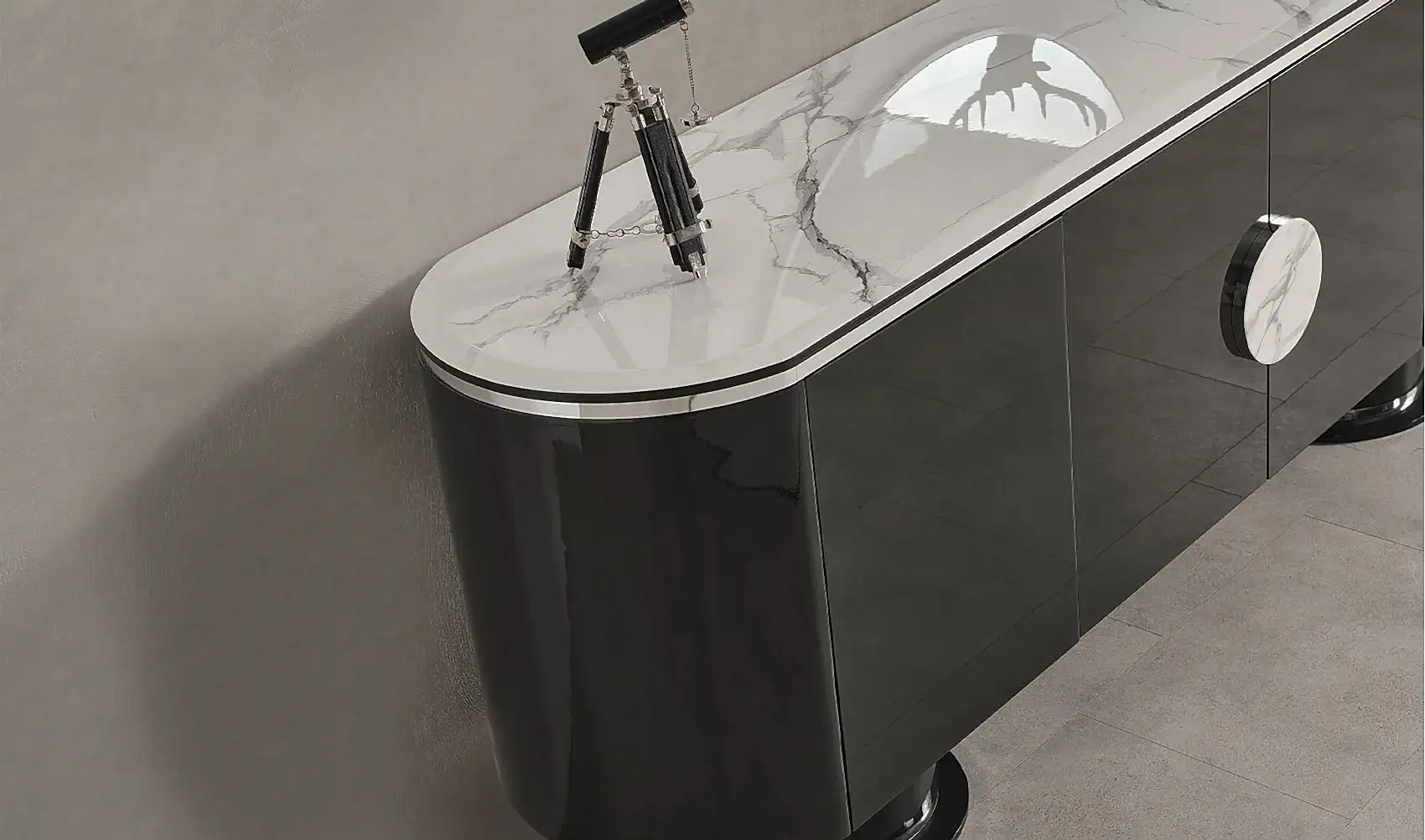 Cartier Yemek Odası Takımı | Antrasit