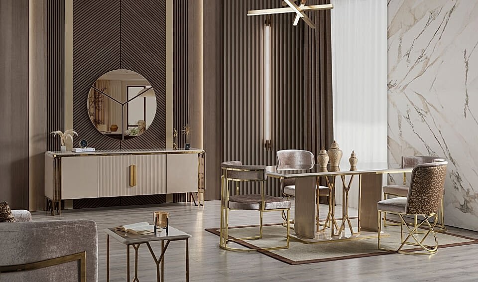 Solo Yemek Odası Takımı Lüks