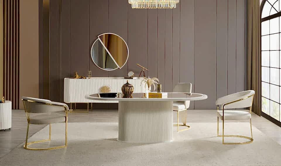 Gucci Premium Yemek Odası Takımı