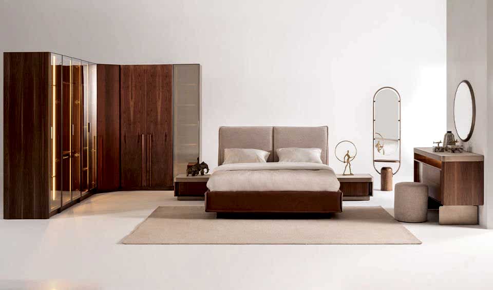 Eva Köşe Dolaplı Yatak Odası