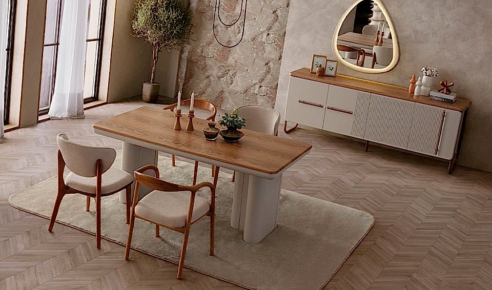 Lotus Yemek Odası Takımı