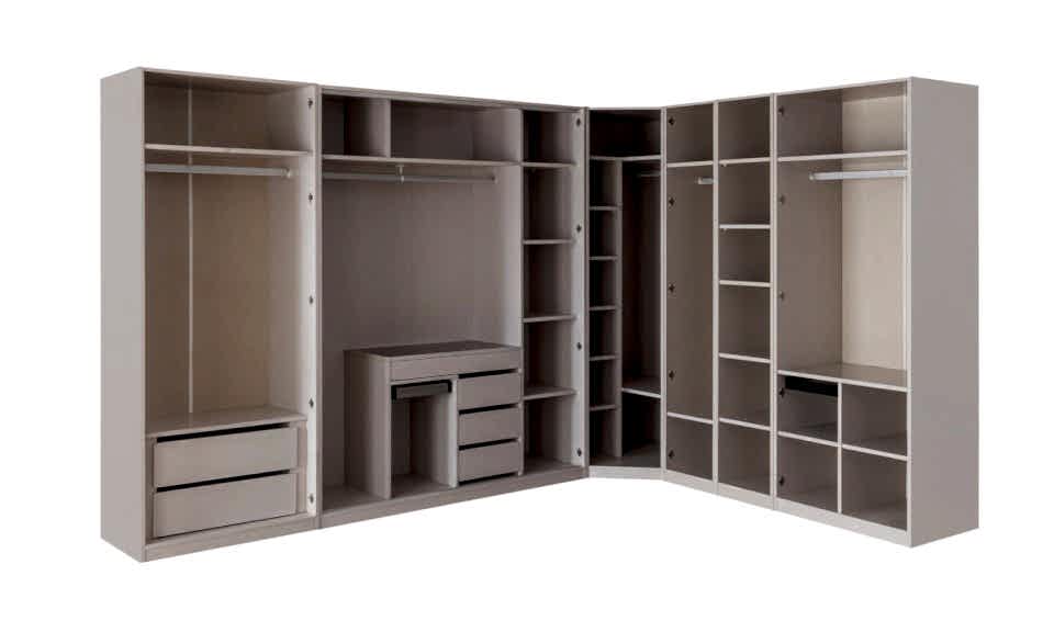 Lotus Modüler Köşe Dolap