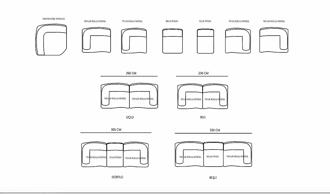 Luna Koltuk Takımı