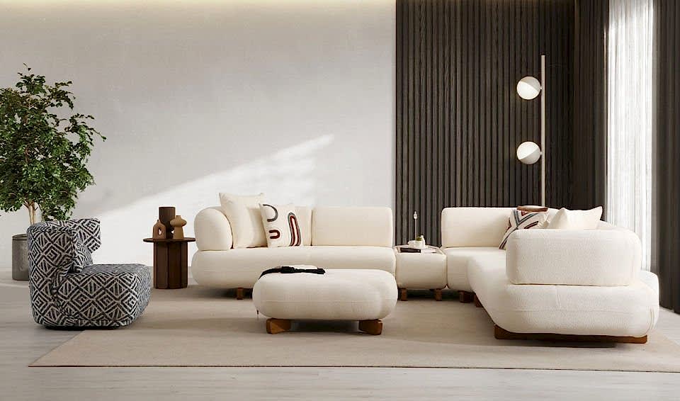 Manetti Premium Modüler Köşe Takımı