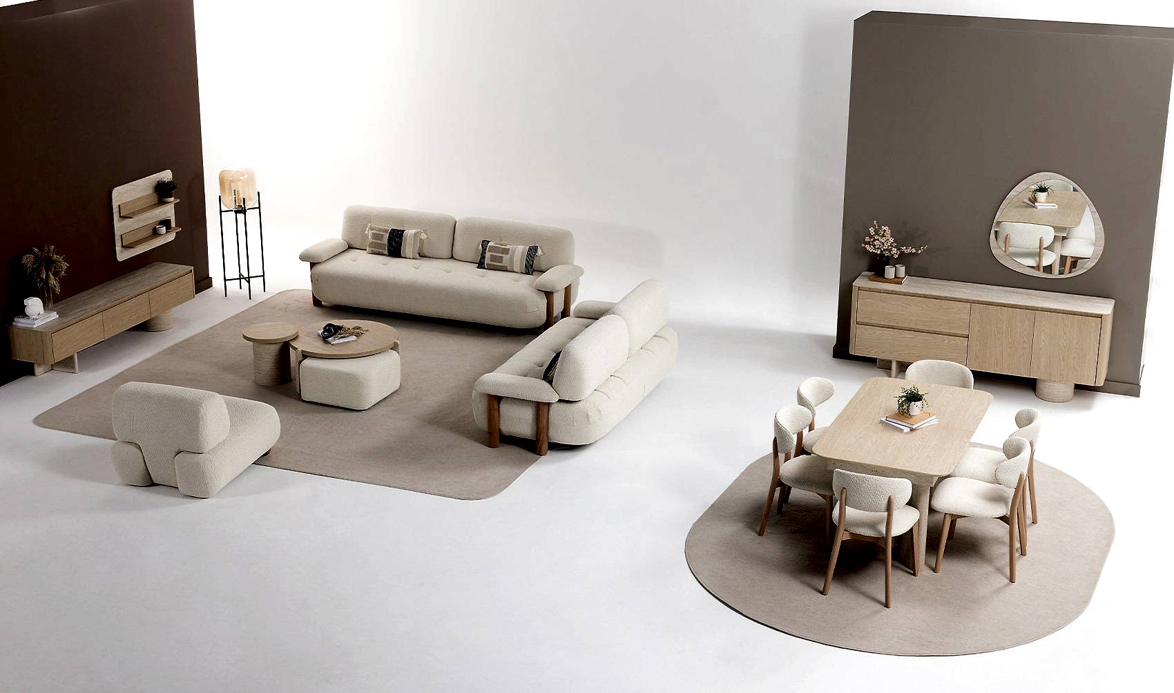 Ducha Yemek Odası Takımı | Traverten