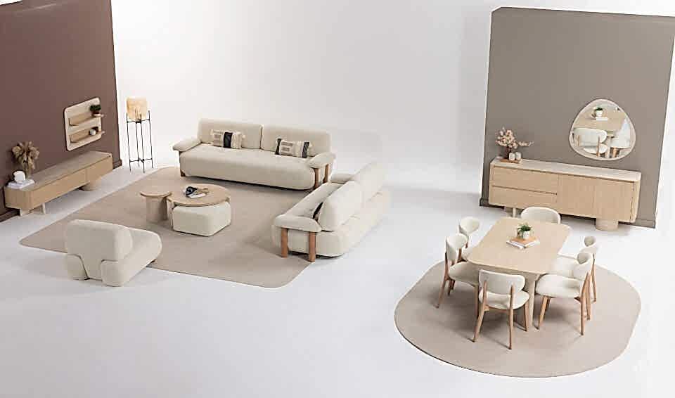 Ducha Yemek Odası Takımı | Traverten