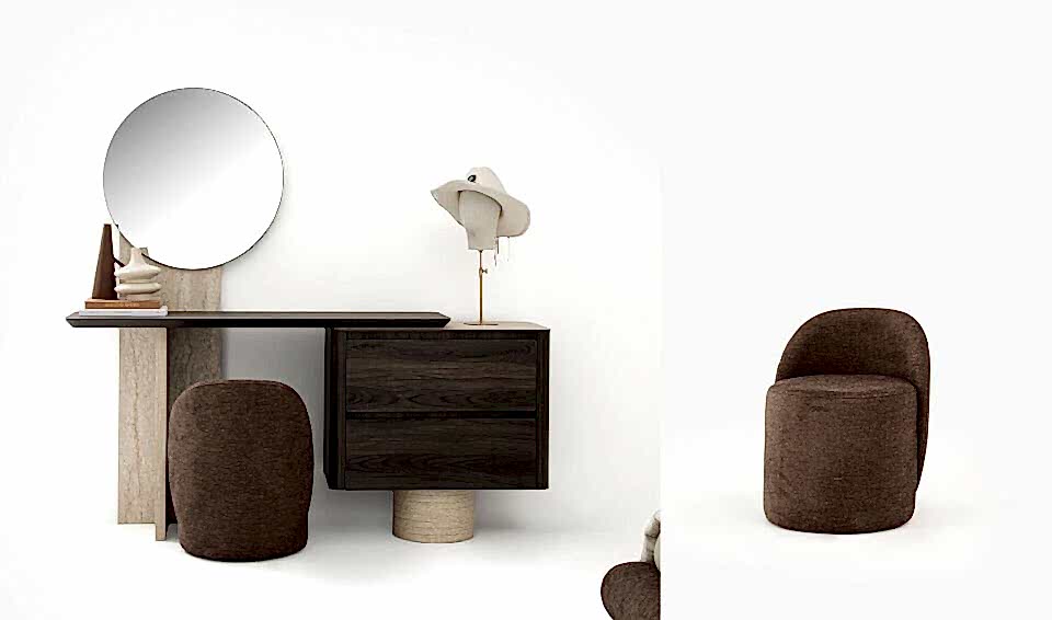 Ducha Yatak Odası | Traverten & Venge