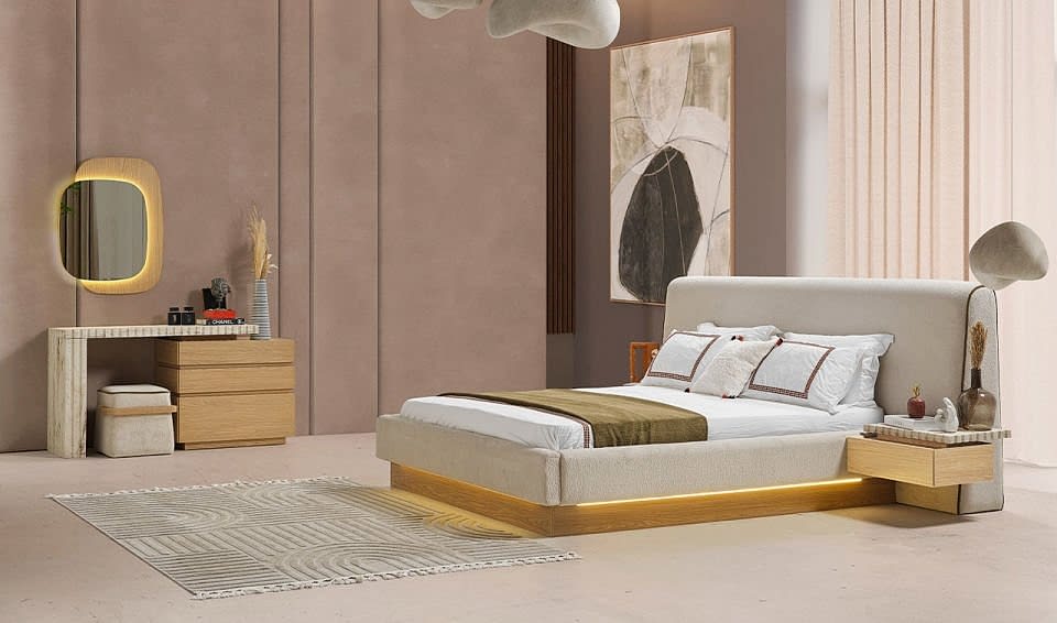 Angel Yatak Odası Takımı | Traverten