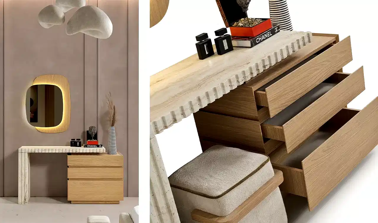 Angel Yatak Odası Takımı | Traverten