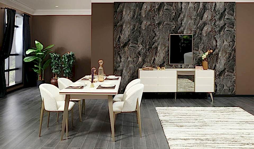 Luna Yemek Odası Takımı