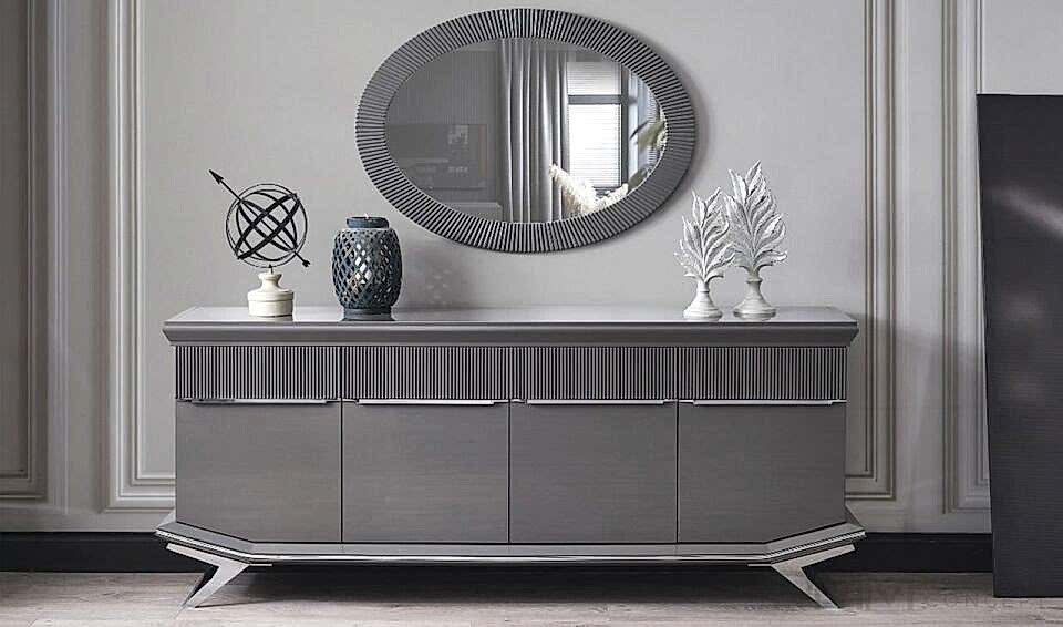 Asya Gümüş Yemek Odası Takımı