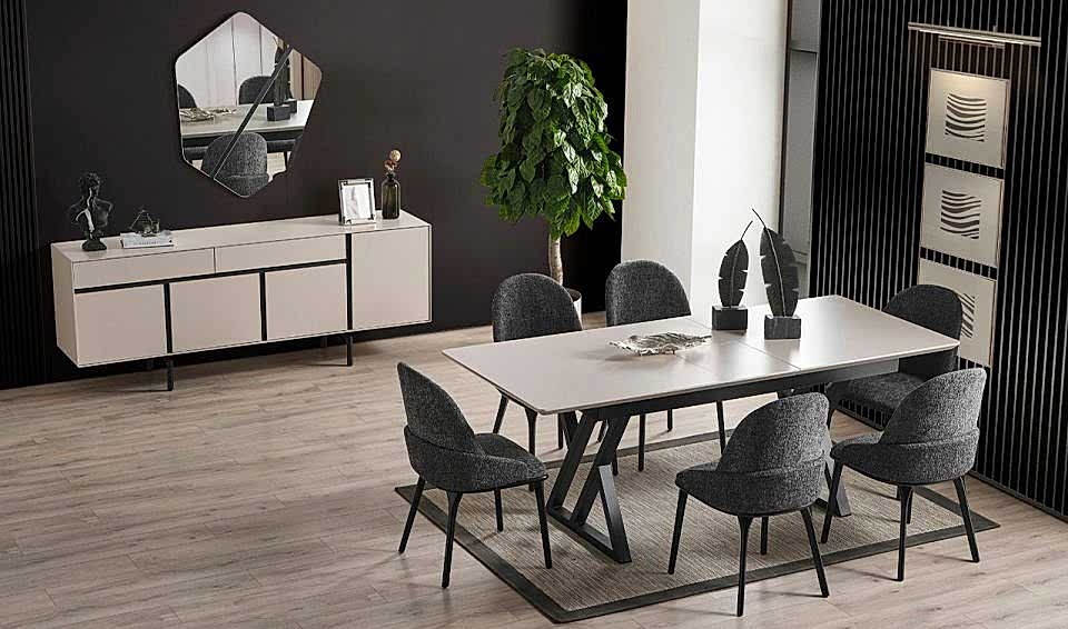 Dolunay Yemek Odası Takımı