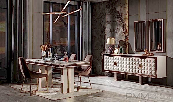 Elit Lüks Yemek Odası Takımı